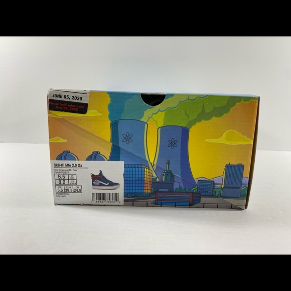 RARE* Vans x The Simpsons Sk8-Hi MTE 2.0 Mr. Plow Shoes - Picture 9 of 10